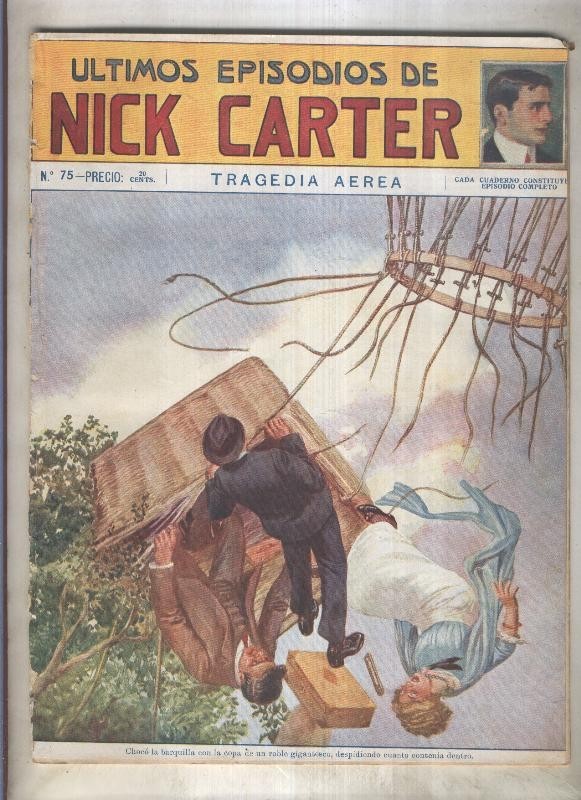 Ultimos episodios de Nick Carter numero 075: Tragedia aerea