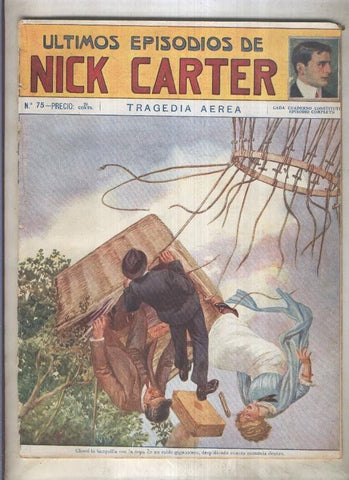 Ultimos episodios de Nick Carter numero 075: Tragedia aerea