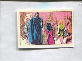 Facsimil: Cromo El Guerrero del Antifaz serie 3: La Marquesita de Peñarrosa numero 50
