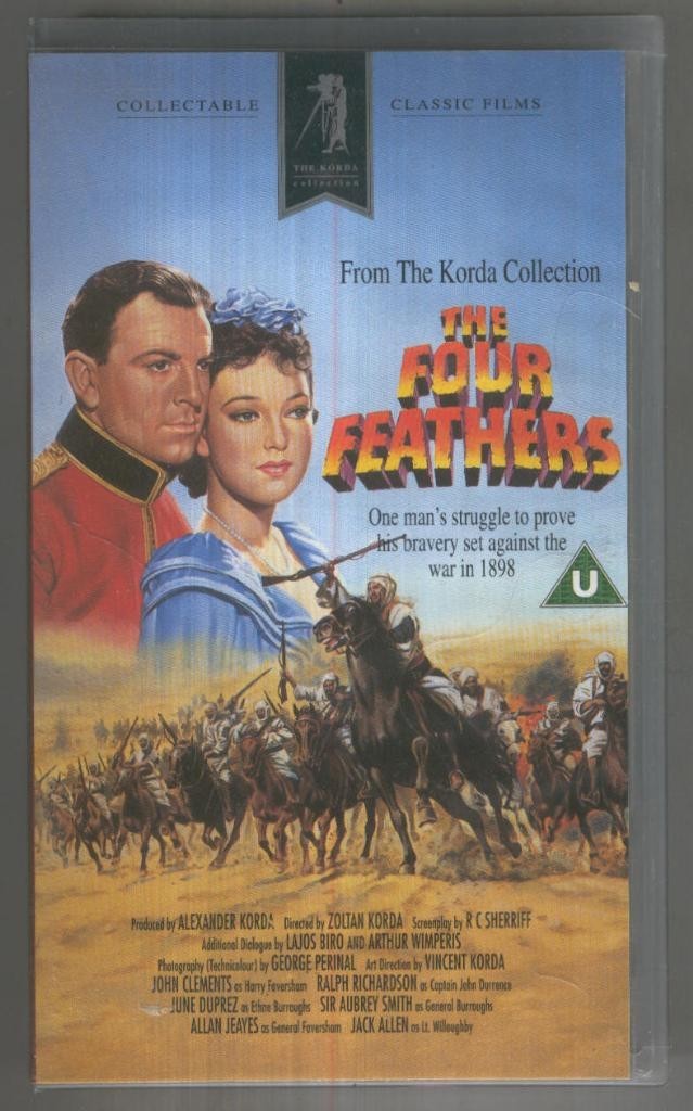 VHS Cine: THE FOUR FEATHERS - Zoltan Korda