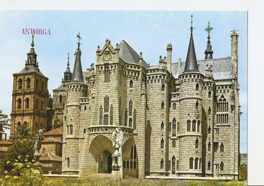 Postal 024538 : Palacio de Gaudi. Museo de los Caminos