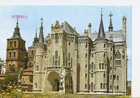 Postal 024538 : Palacio de Gaudi. Museo de los Caminos