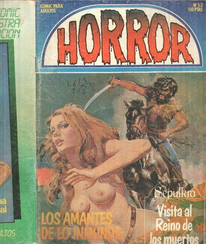 Horror numero 053: Los amantes de lo inmundo