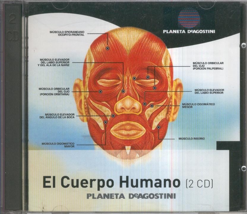 CD-ROM: Enciclopedia Multimedia PLANETA DE AGOSTINI: EL CUERPO HUMANO (Doble CD)