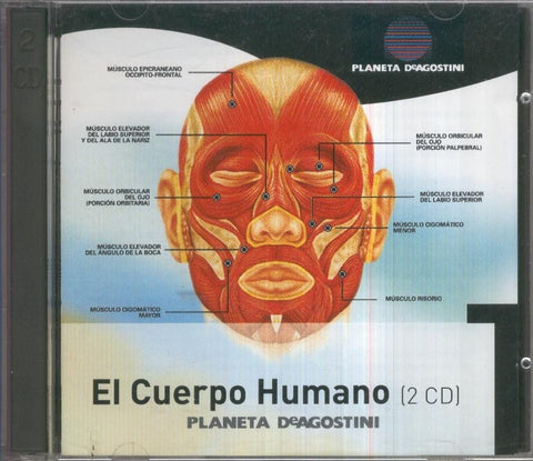 CD-ROM: Enciclopedia Multimedia PLANETA DE AGOSTINI: EL CUERPO HUMANO (Doble CD)