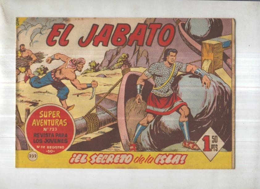 Bruguera: El Jabato numero 232: El secreto de la isla