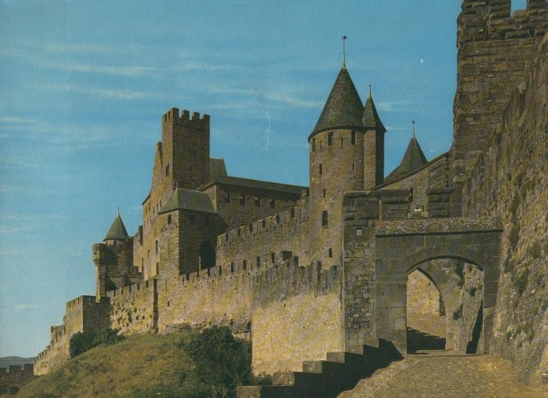 Postal Cite de Carcassone, Francia