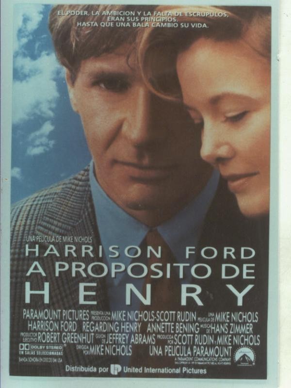 Foto cine 134: A proposito de Henry (Harrison Ford)