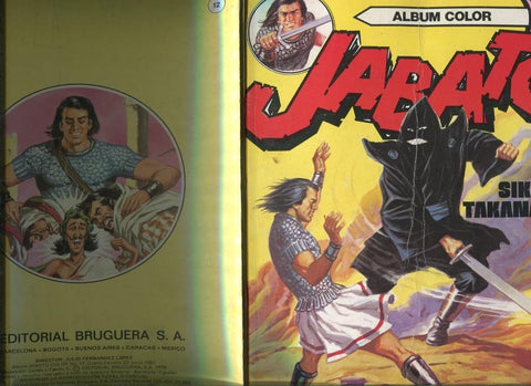 Jabato album color de 125 pts: Sikimo Takanaka (numerado 2 en trasera)
