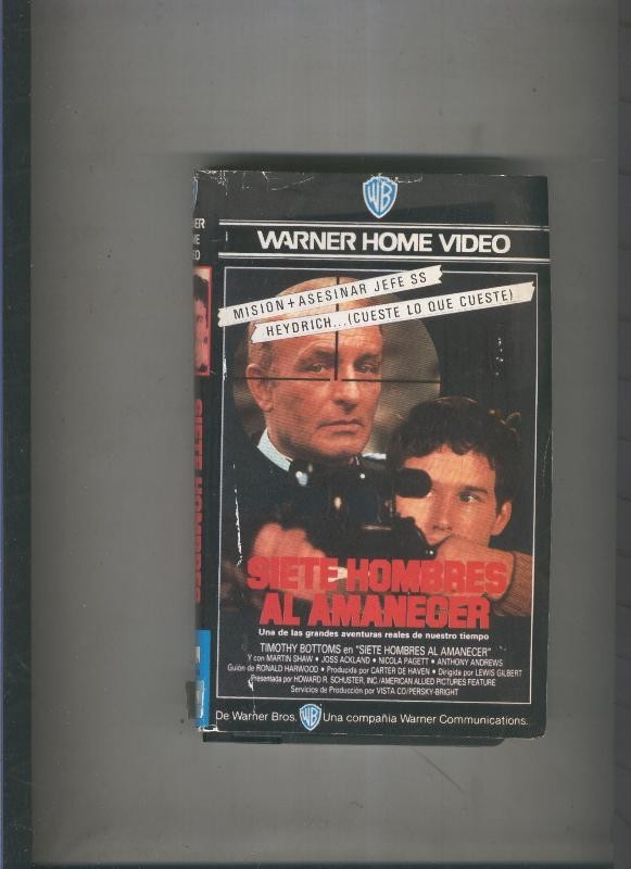 Video VHS. Siete hombres al amanecer
