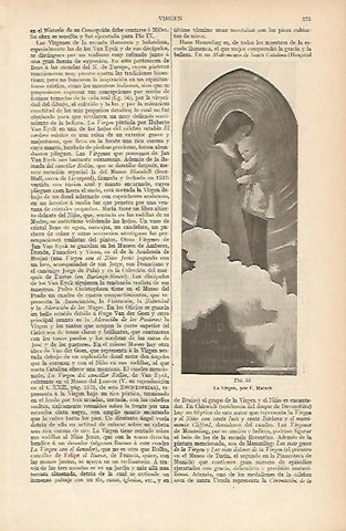 LAMINA ESPASA 4096: La Virgen por Matsch
