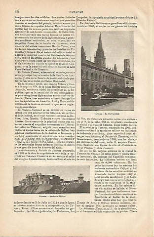 LAMINA ESPASA 4280: Universidad de Caracas