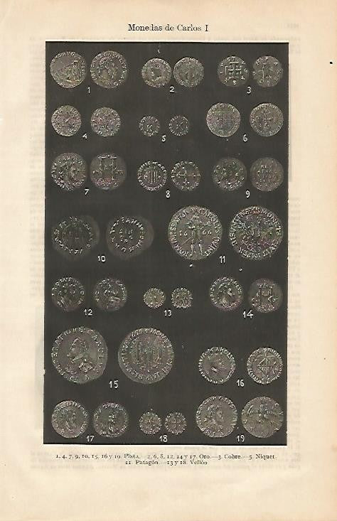 LAMINA ESPASA Alemania 4322: Monedas de Carlos I y V de Alemania