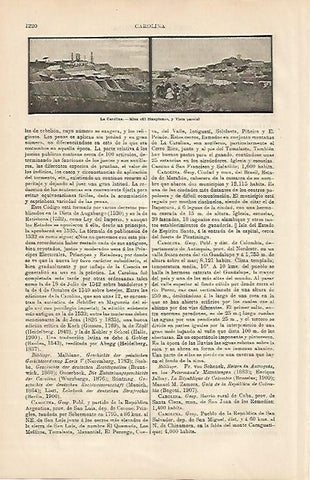 LAMINA ESPASA 4352: Vistas de La Carolina Argentina