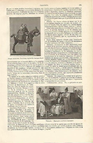 LAMINA ESPASA 4712: Trajes regionales de Valencia