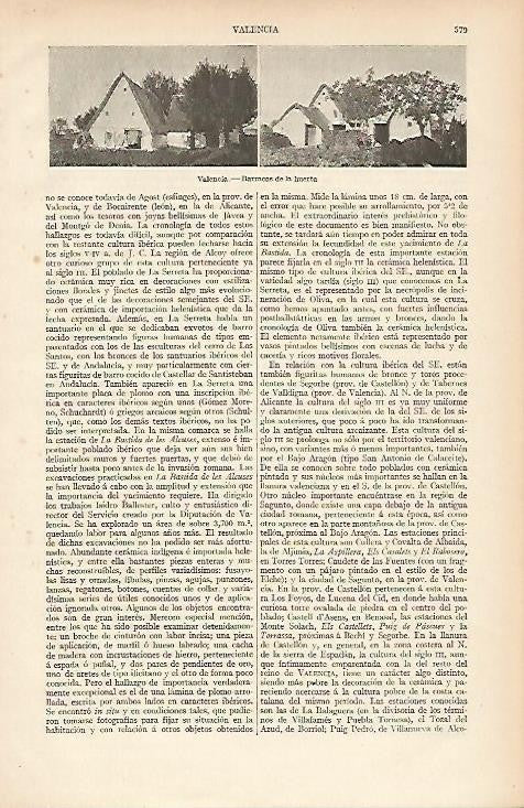 LAMINA ESPASA 4713: Barracas de Valencia