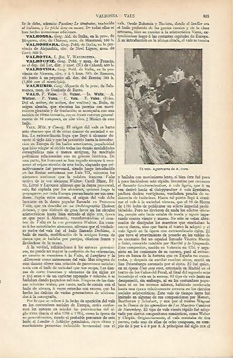 LAMINA ESPASA 4768: El vals por Zorn