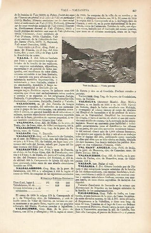 LAMINA ESPASA 4769: Vista parcial de Vals les Bains Francia