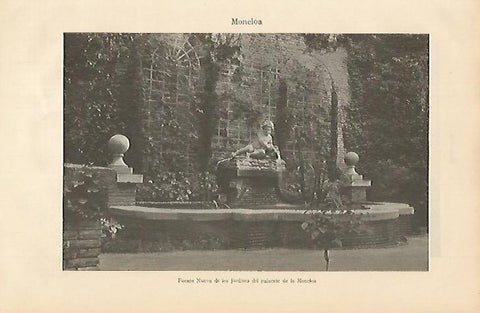 LAMINA ESPASA 4920: Fuente Nueva en los jardines de la Moncloa