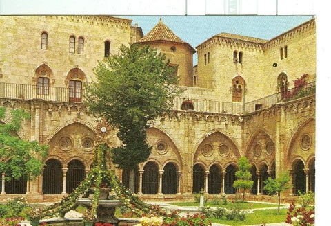 Postal 6540 : Catedral de Tarragona, jardines del claustro