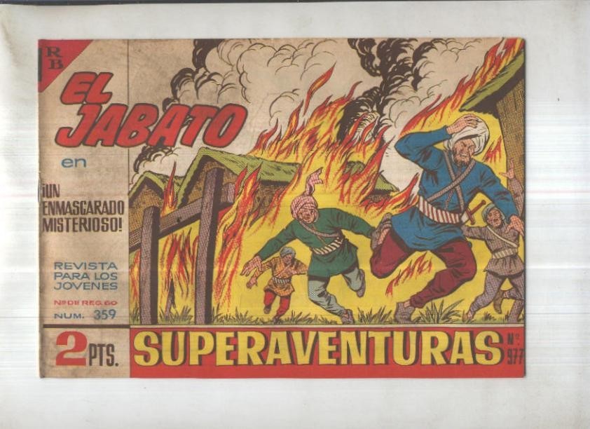Bruguera: El Jabato numero 359: Un enmascarado misterioso