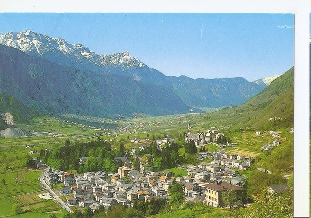 Postal 047417 : Roncegno Terme - Valsugana. Panorama col Pizzo di Levico