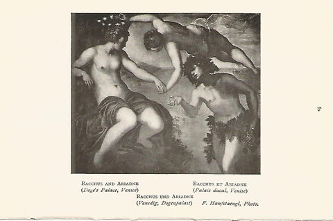 Lamina 061: TINTORETTO. Baco y Ariadna