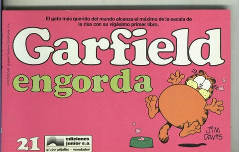 Garfield de Jim Davis numero 21: Engorda