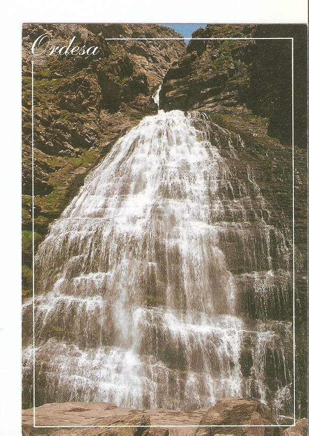 Postal 035370 : Parque Nacional Ordesa y Monte Perdido. Pirineo Aragones. Cascada Cola de Caballo