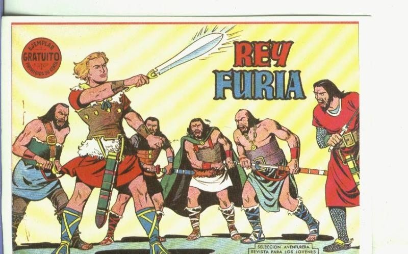 Postal-Ficha: Rey Furia