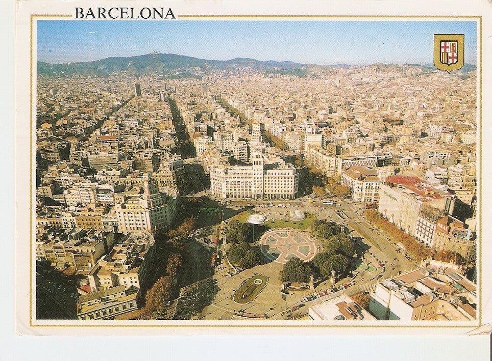 Postal 044245 : Barcelona. Plaza Cataluña