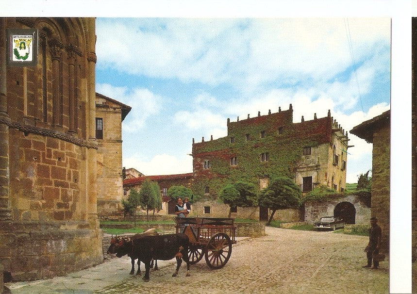 Postal 045557 : Santillana del Mar. Casa de los Velarde hoy Señores de Guerra