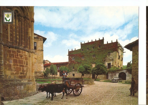 Postal 045557 : Santillana del Mar. Casa de los Velarde hoy Señores de Guerra