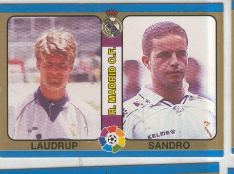 Cromos: Futbol Total Liga 95: R.Madrid C.F. numero 033: Laudrup y Sandro