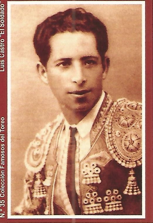 CALENDARIO PUBLICITARIO 35: Coleccion Famosos del Toreo: Luis Castro El Soldado
