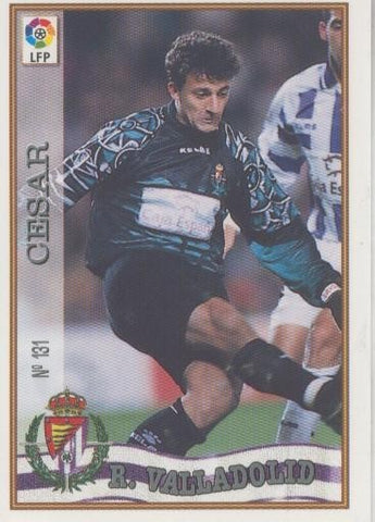 Cromo Liga 97/98: Real Valladolid numero 131: Cesar