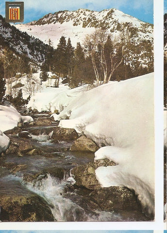 Postal 044966 : Pirineu Catala (Lleida). Vall de Bohi. Parc Nacional dAigues Tortes. Regio del Llonch i agulles de Colomes al fons