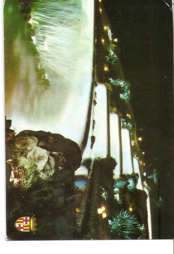 Postal 042333 : Barcelona. Parque de Montjuich. Fuentes luminosas