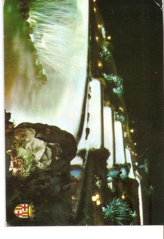 Postal 042333 : Barcelona. Parque de Montjuich. Fuentes luminosas