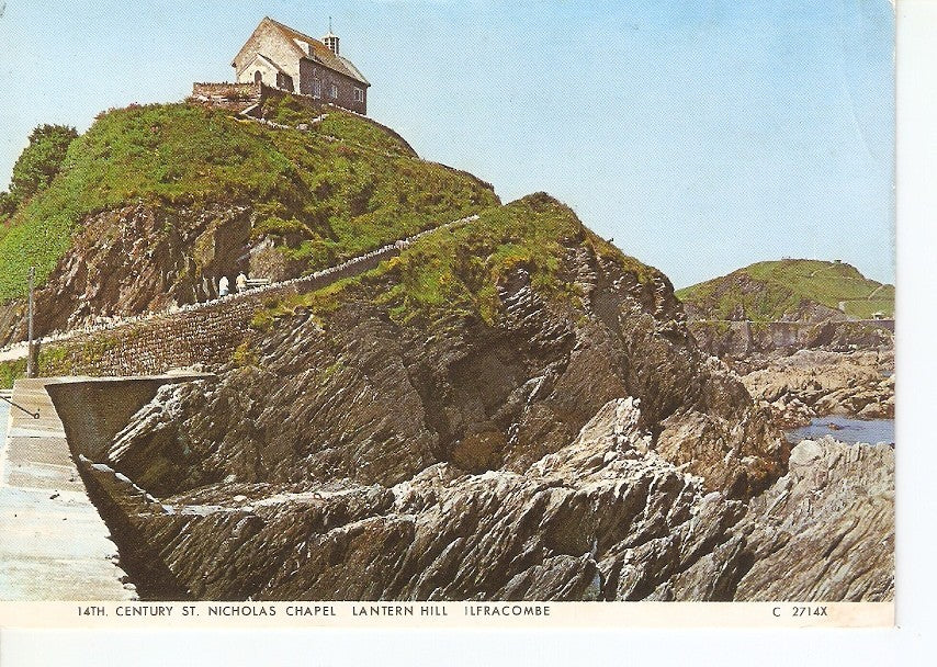 Postal 032941 : 14th. Century St. Nicholas Chapel Lantern Hill Ilfracombe
