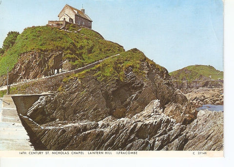 Postal 032941 : 14th. Century St. Nicholas Chapel Lantern Hill Ilfracombe