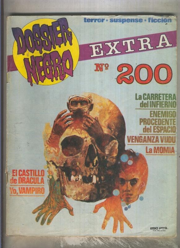 Dossier Negro numero 200 extra (numerado 2 en trasera) (algo aviejado)