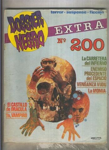 Dossier Negro numero 200 extra (numerado 2 en trasera) (algo aviejado)
