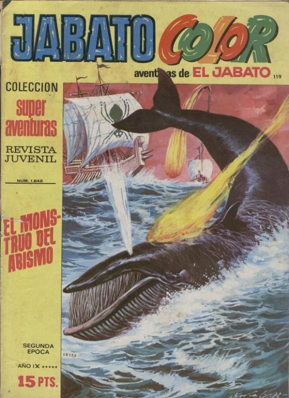 Jabato color segunda epoca numero 119: El monstruo del abismo
