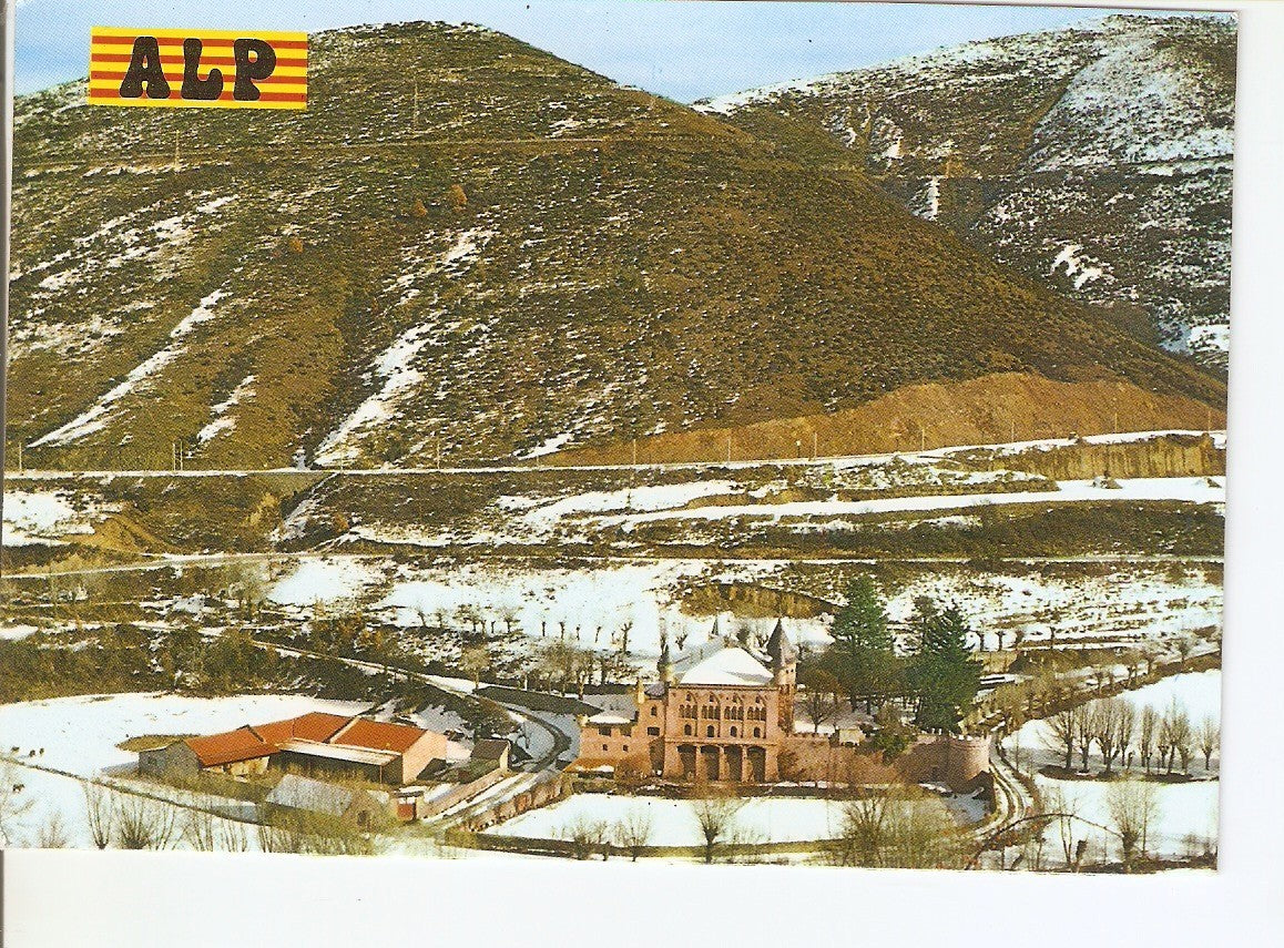 Postal 038140 : Alp (Girona). Pirineu Catala. Castell Torre de Riu