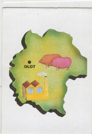 Cromos: Provincias de Cataluña numero 17: Garrotxa