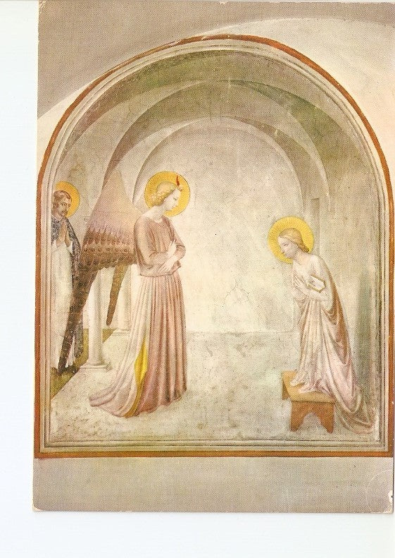 Postal 021037 : The annunciation, Museo S. Marco - Firenze