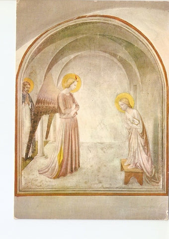 Postal 021037 : The annunciation, Museo S. Marco - Firenze