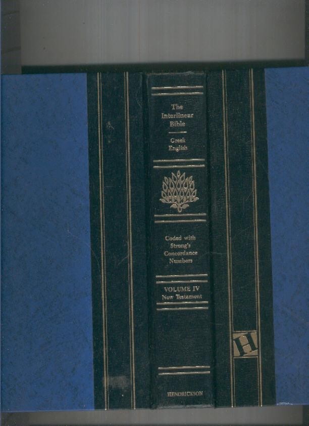 The Interlinear Greek-English New Testament Volumen IV