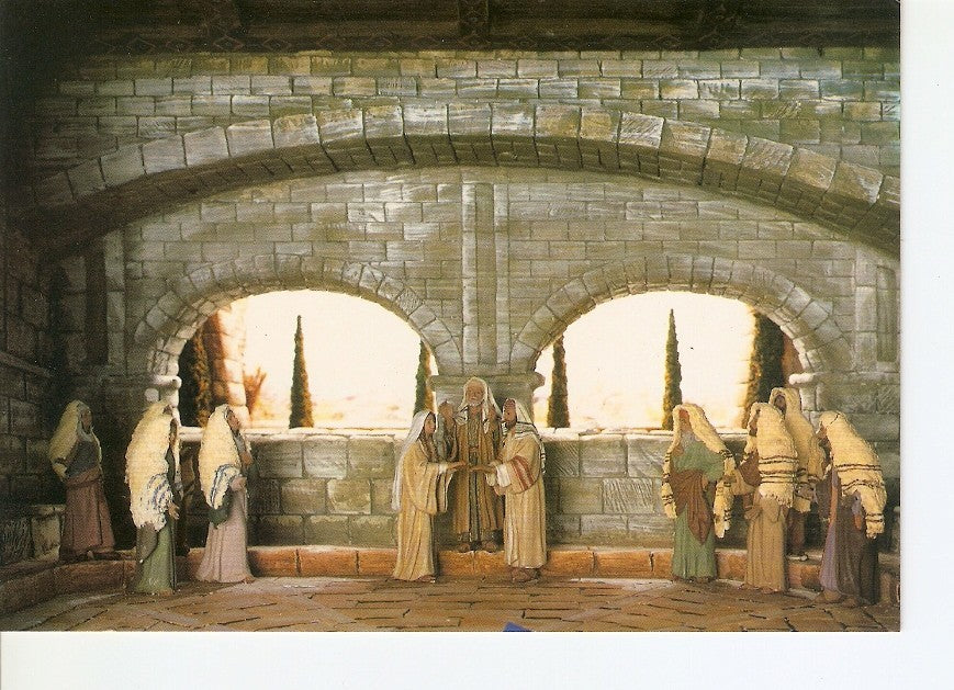 Postal 024453 : Desposorios. Pessebre. Monestir de Solius (Baix Emporda)
